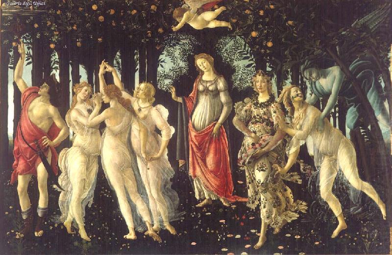 La Primavera, Allegory of Spring, BOTTICELLI, Sandro